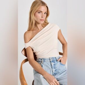 Reformation Cello Top in Cream